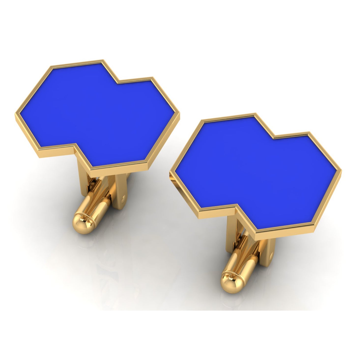 AURA CUFFLINK *VISION Enamel & Gold