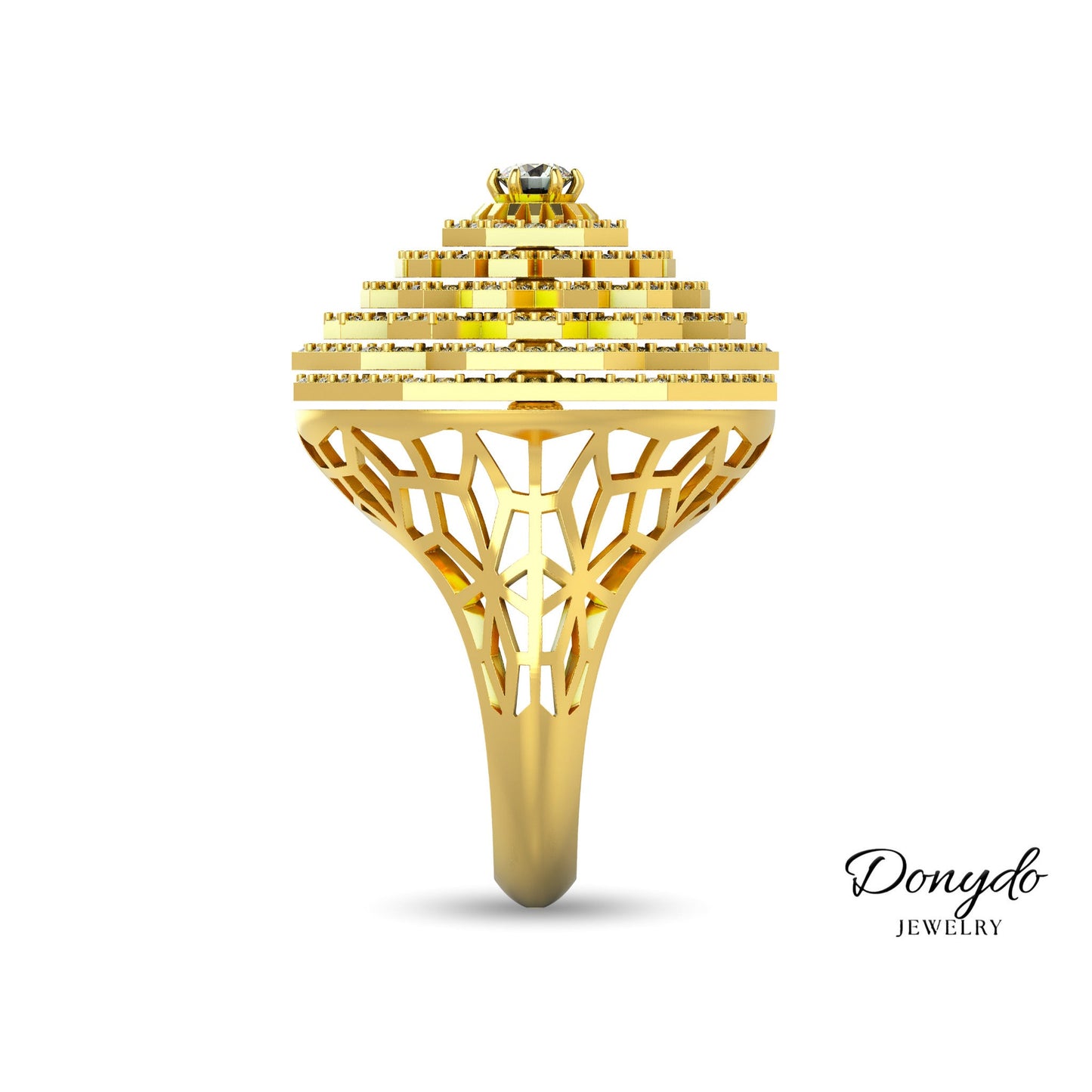 Aurora Full Diamonds - DONYDO JEWELRY - AURA COLLECTION;RINGS