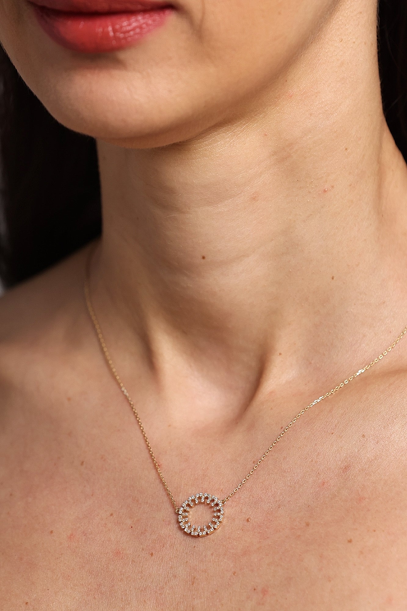 Clarity Necklace 15 mm - DONYDO JEWELRY - AURA COLLECTION;NECKLACE
