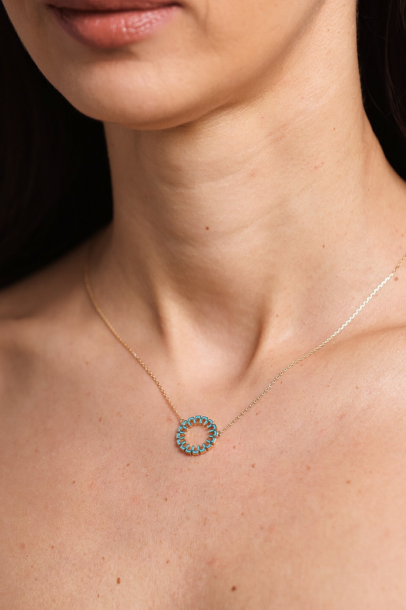 Clarity Necklace 15 mm - DONYDO JEWELRY - AURA COLLECTION;NECKLACE