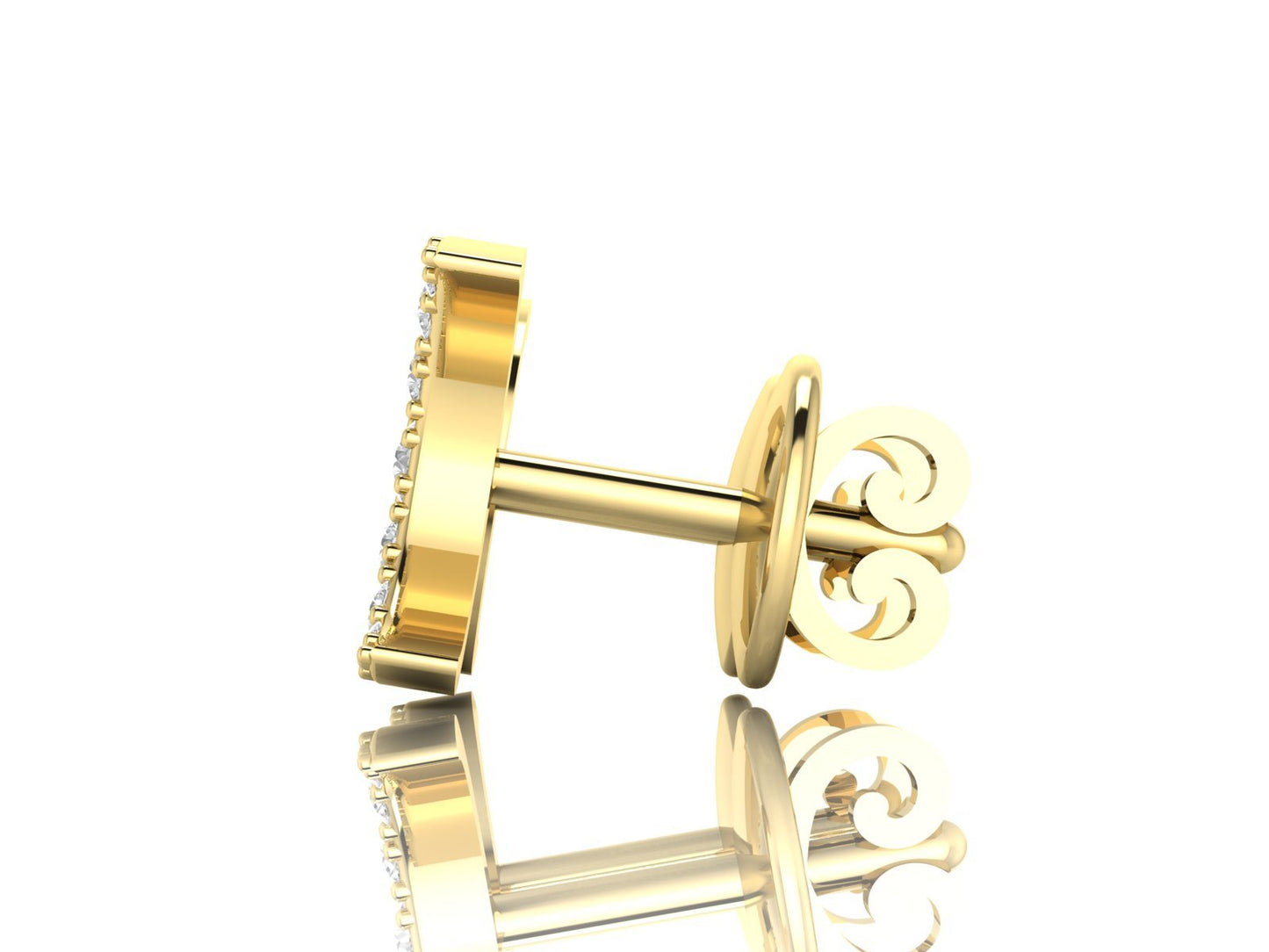 Crescent Studs - DONYDO JEWELRY - DONYDO STUDS