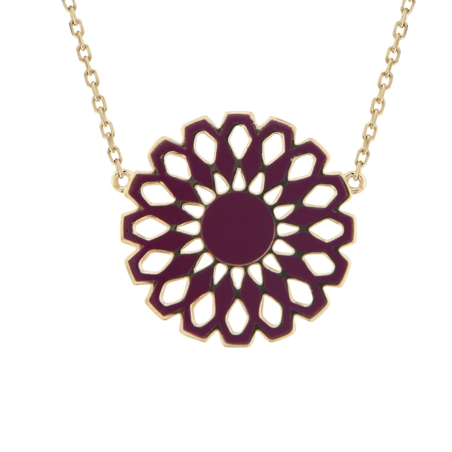 Marea Pure Necklace – Amethyst & 18kt Gold - DONYDO JEWELRY -