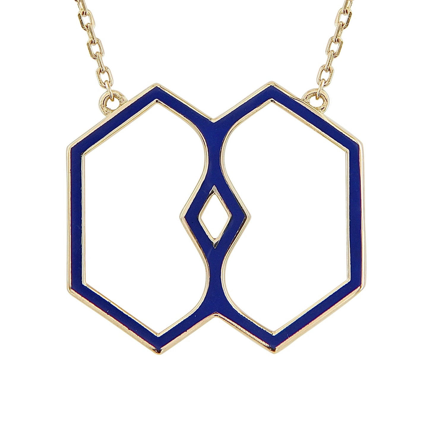 Marea Vision Necklace – Blue Sapphire & 18kt Gold - DONYDO JEWELRY - AURA COLLECTION;NECKLACE