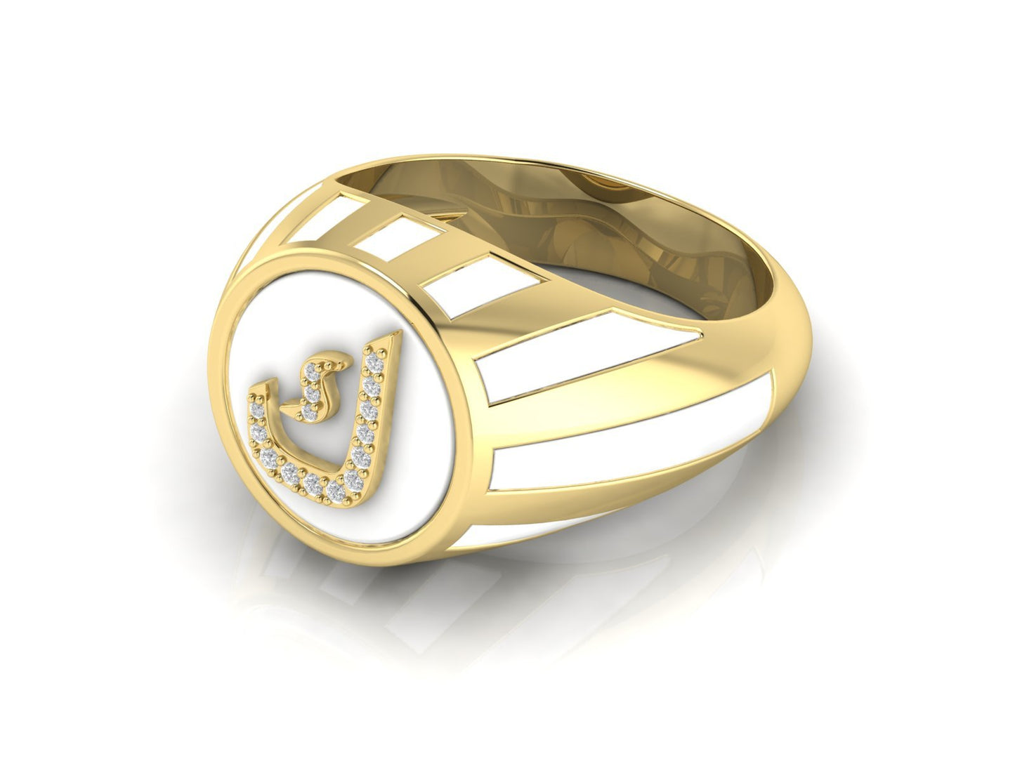 Raggio Arabic Letter - DONYDO JEWELRY - DONYDO RINGS