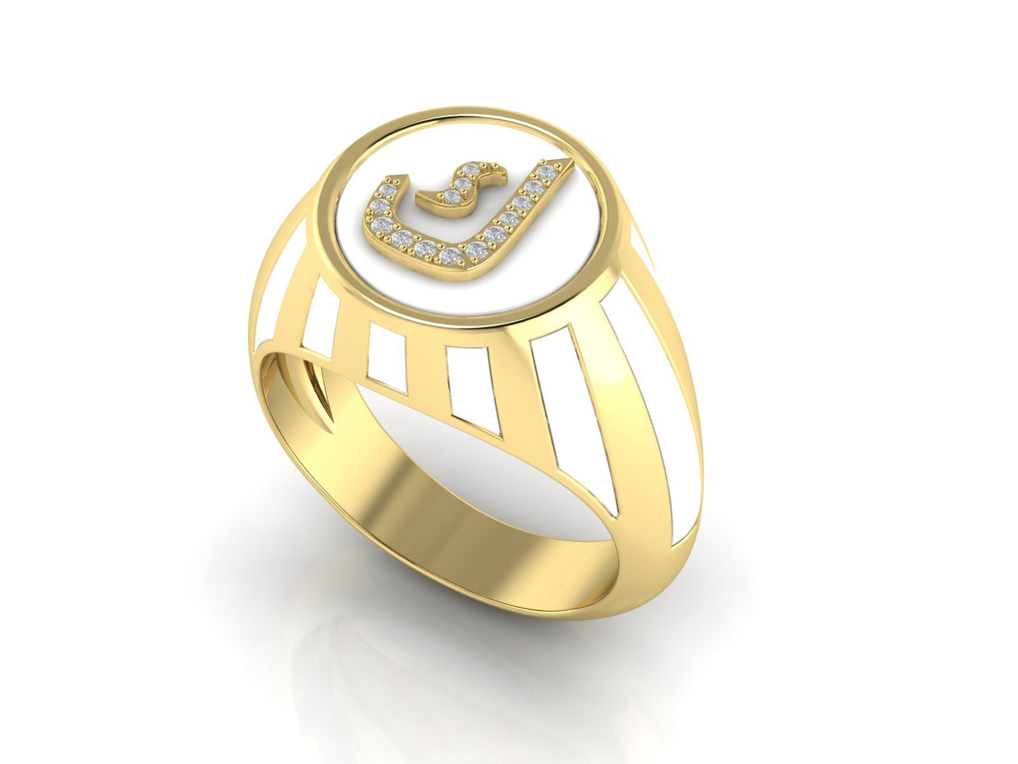 Raggio Arabic Letter - DONYDO JEWELRY - DONYDO RINGS