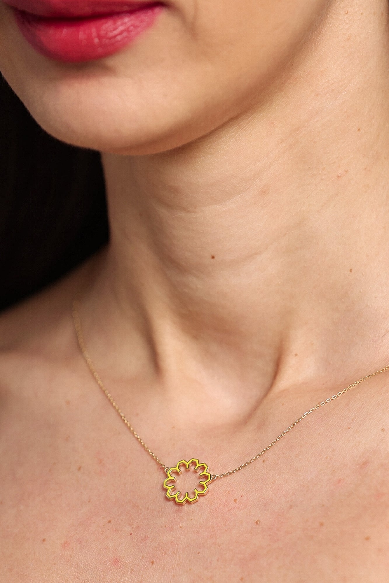 Shine Necklace 15 mm - DONYDO JEWELRY - AURA COLLECTION;NECKLACE