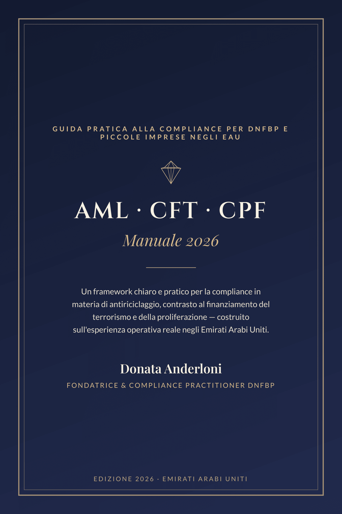 AML/CFT/CPF Manual 2026 — Manuale di Compliance per DNFBP negli EAU - DONYDO JEWELRY-Digital Manual