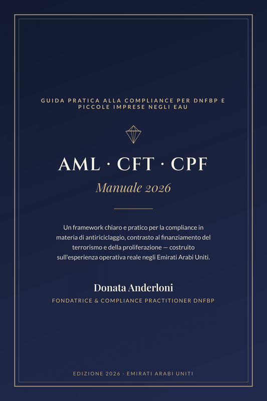 AML/CFT/CPF Manual 2026 — Manuale di Compliance per DNFBP negli EAU - DONYDO JEWELRY-Digital Manual