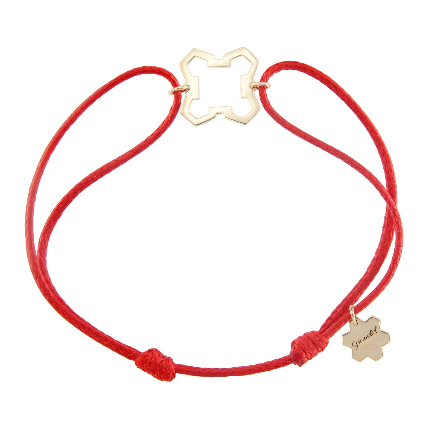 Aura ENERGY Bracelet – 14KT Gold on Colored Cord - DONYDO JEWELRY - AURA COLLECTION; BRACELETS