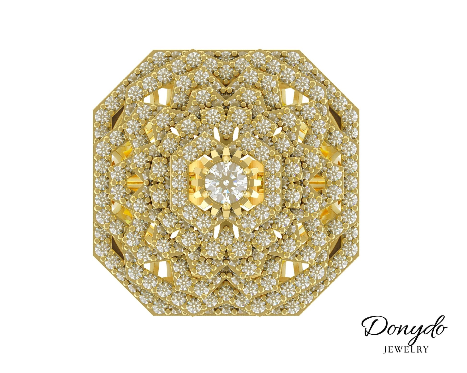Aurora Full Diamonds - DONYDO JEWELRY - AURA COLLECTION;RINGS