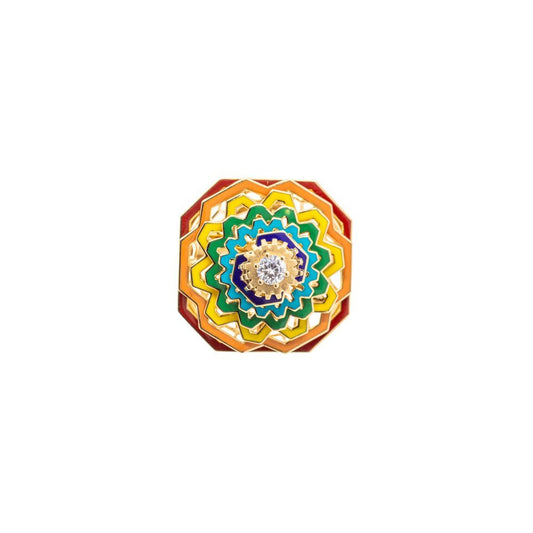 Aurora Gold Ring in Enamel - DONYDO JEWELRY - single_line_text_field