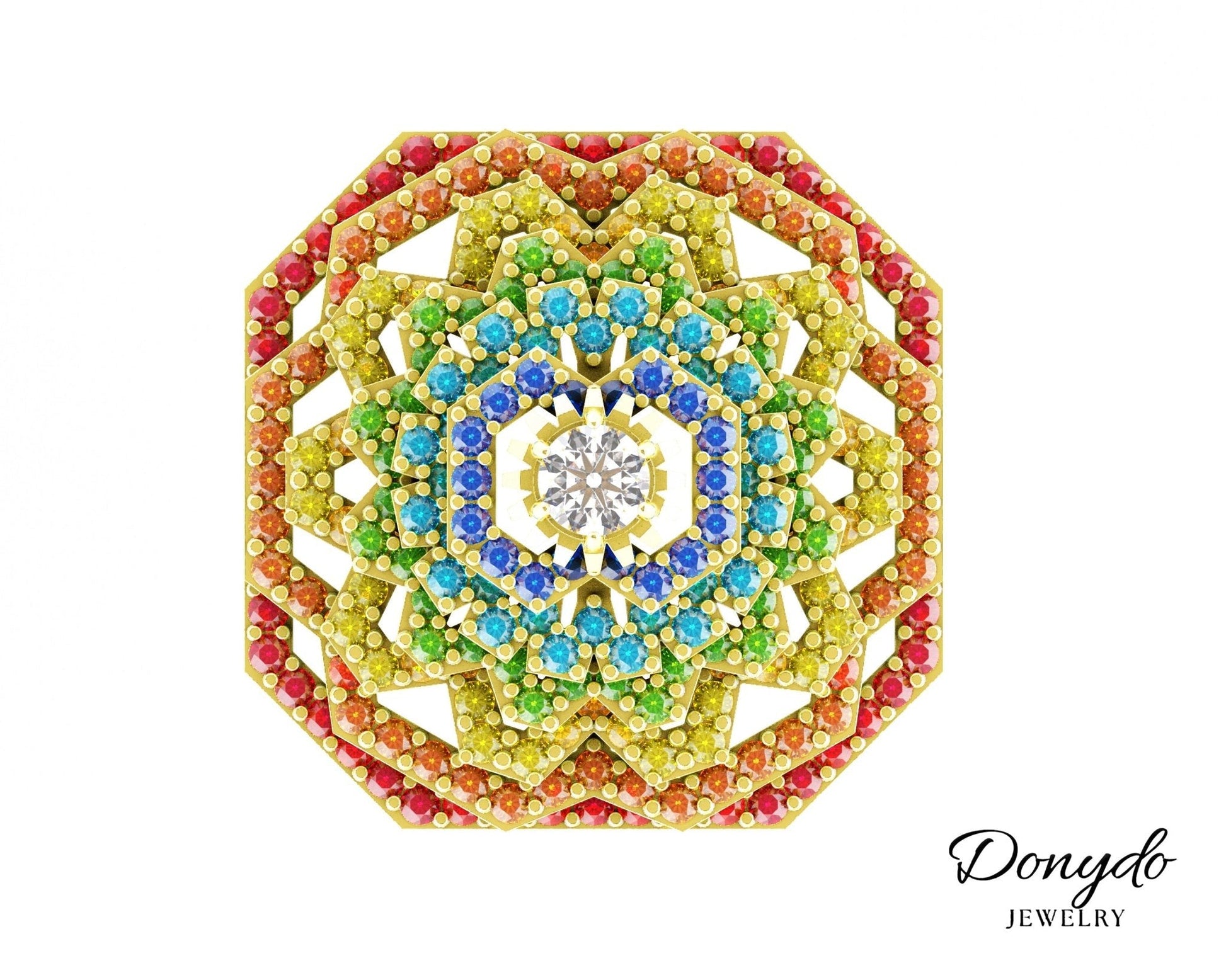 Aurora in Colored Precious Stones - DONYDO JEWELRY - single_line_text_field
