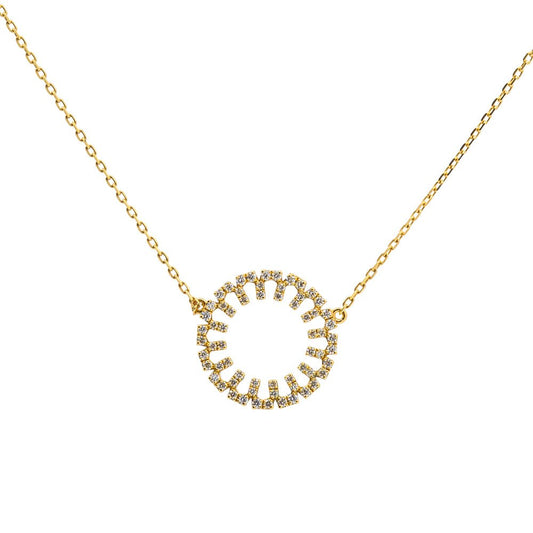 Clarity Necklace 15 mm - DONYDO JEWELRY - AURA COLLECTION;NECKLACE