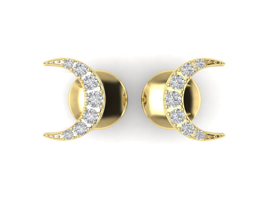 Crescent Studs - DONYDO JEWELRY - single_line_text_field