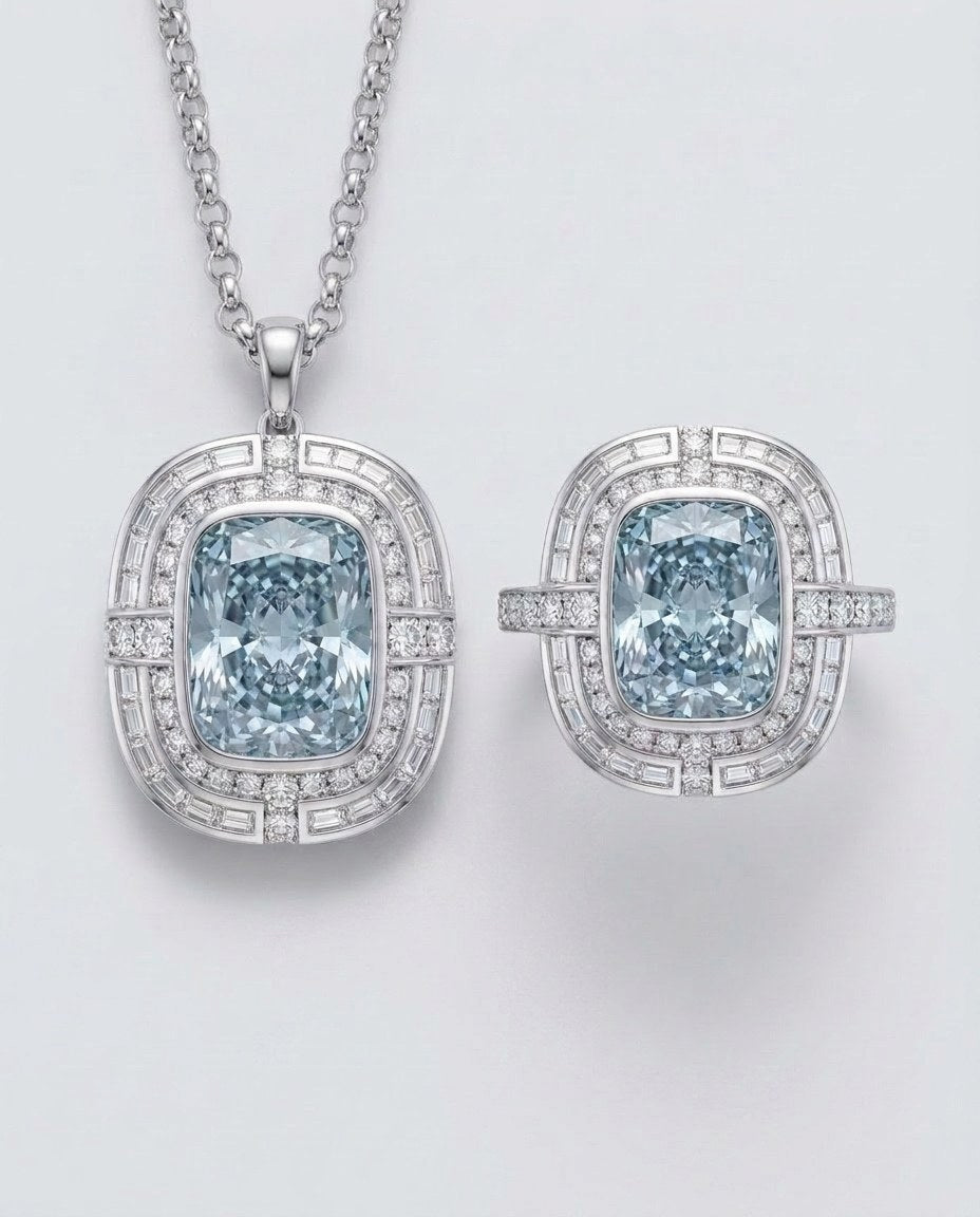Eterno Blue Diamond Pendant — A New Expression of the Eterno Series