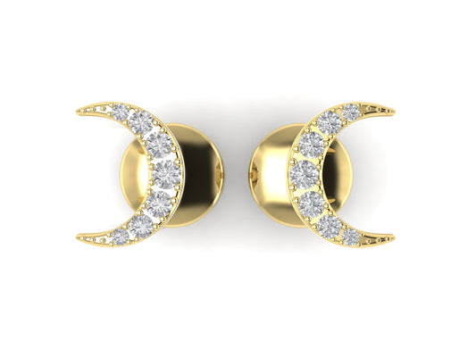 Crescent Studs