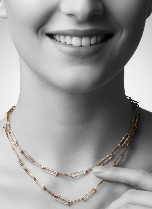 Linked Necklace - DONYDO JEWELRY - DONYDO NECKLACE
