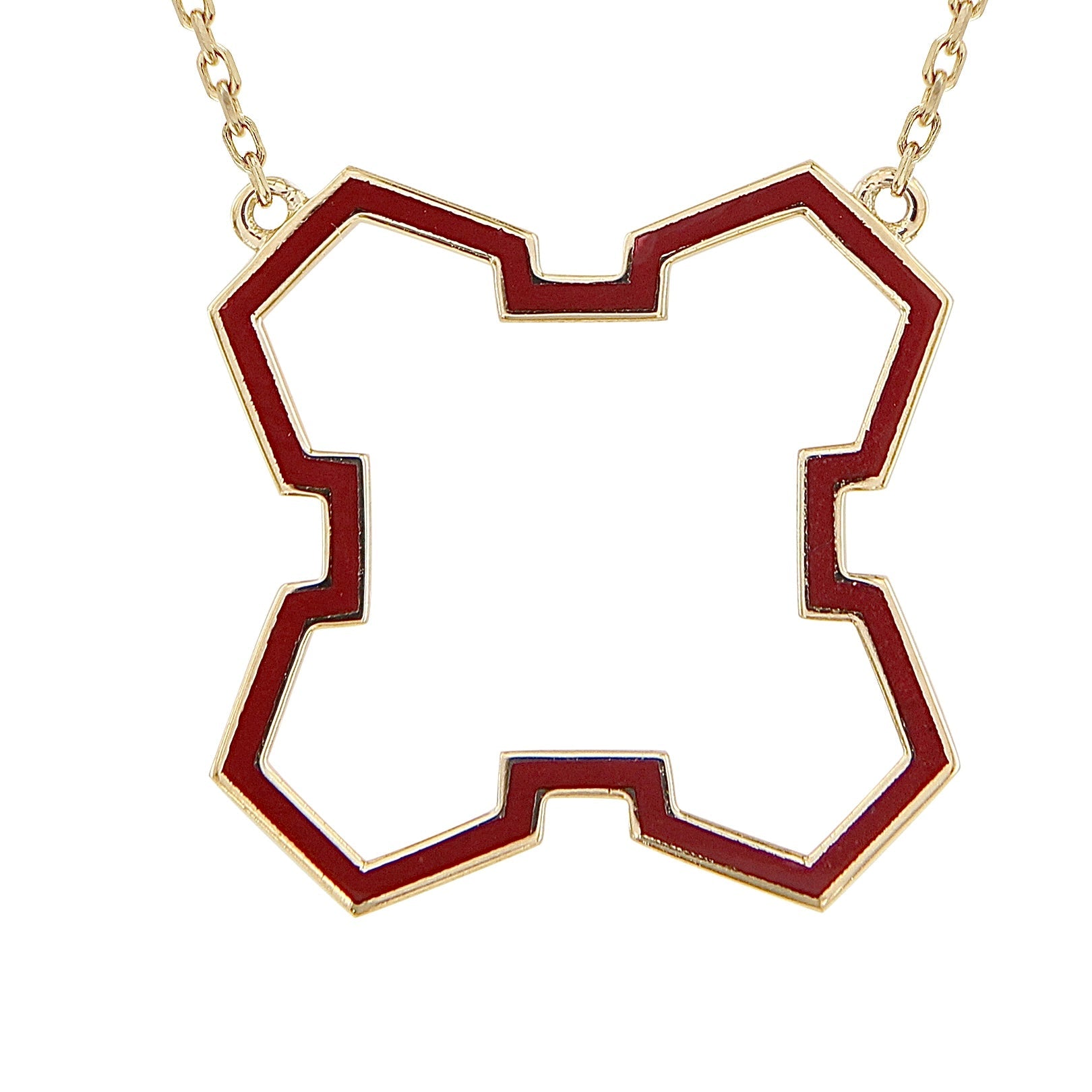 Marea Grounded Necklace – Ruby & 18kt Gold - DONYDO JEWELRY - DONYDO NECKLACE