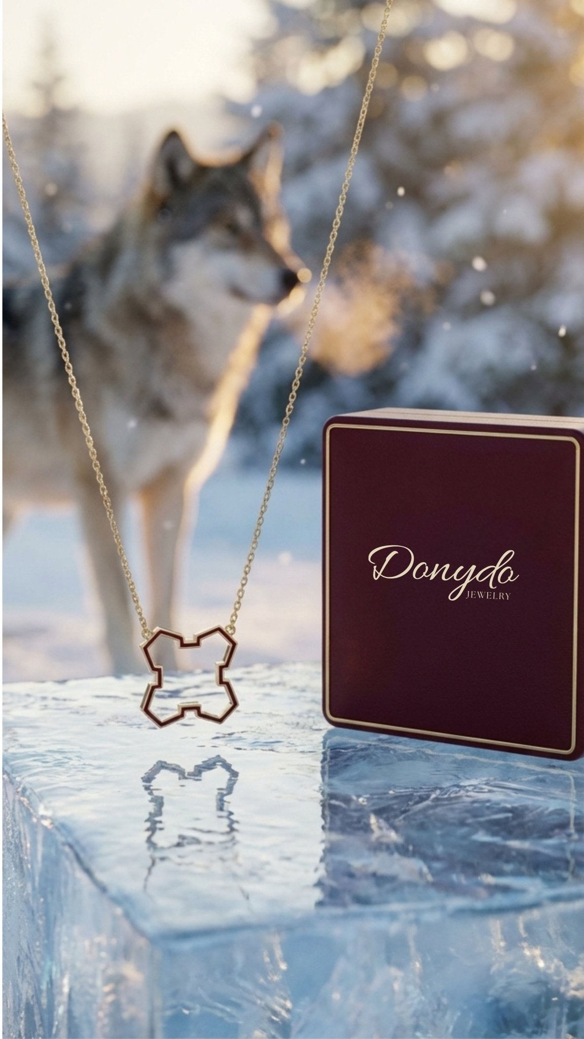 Marea Grounded Necklace – Ruby & 18kt Gold - DONYDO JEWELRY - DONYDO NECKLACE