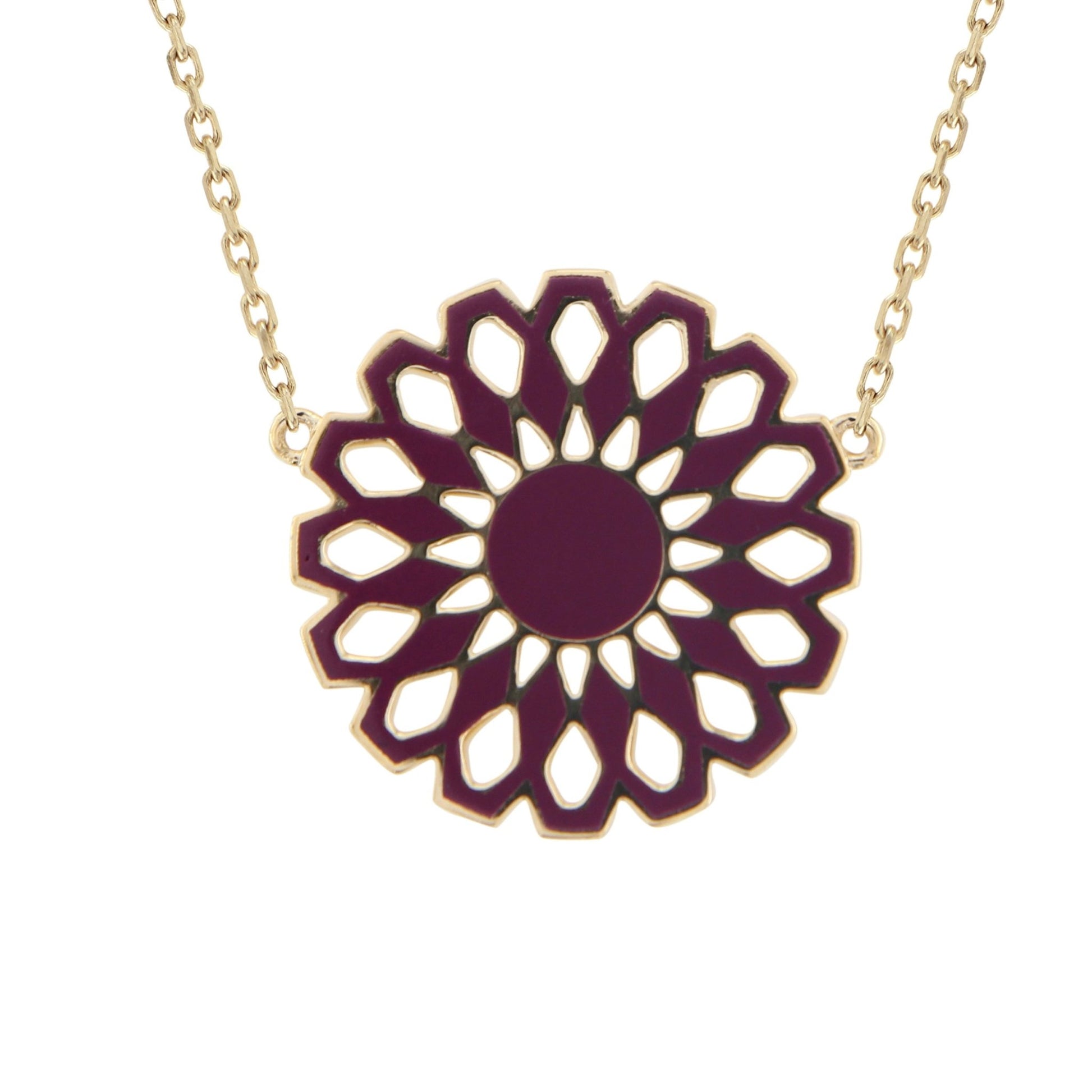 Marea Pure Necklace – Amethyst & 18kt Gold - DONYDO JEWELRY - 