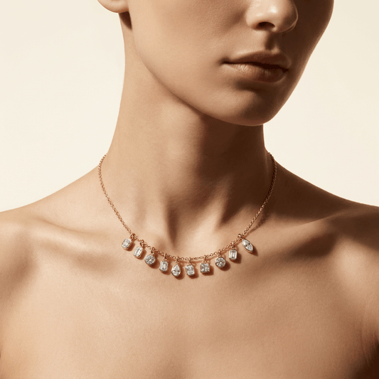 Multi - Shape Diamond Pendant – Designed Around Your Shape - DONYDO JEWELRY - Pendant