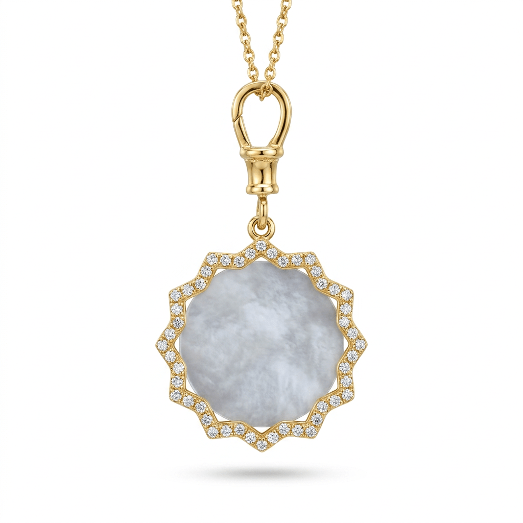 ORA 16 Interchangeable Energy Medallion Necklace - DONYDO JEWELRY-necklace