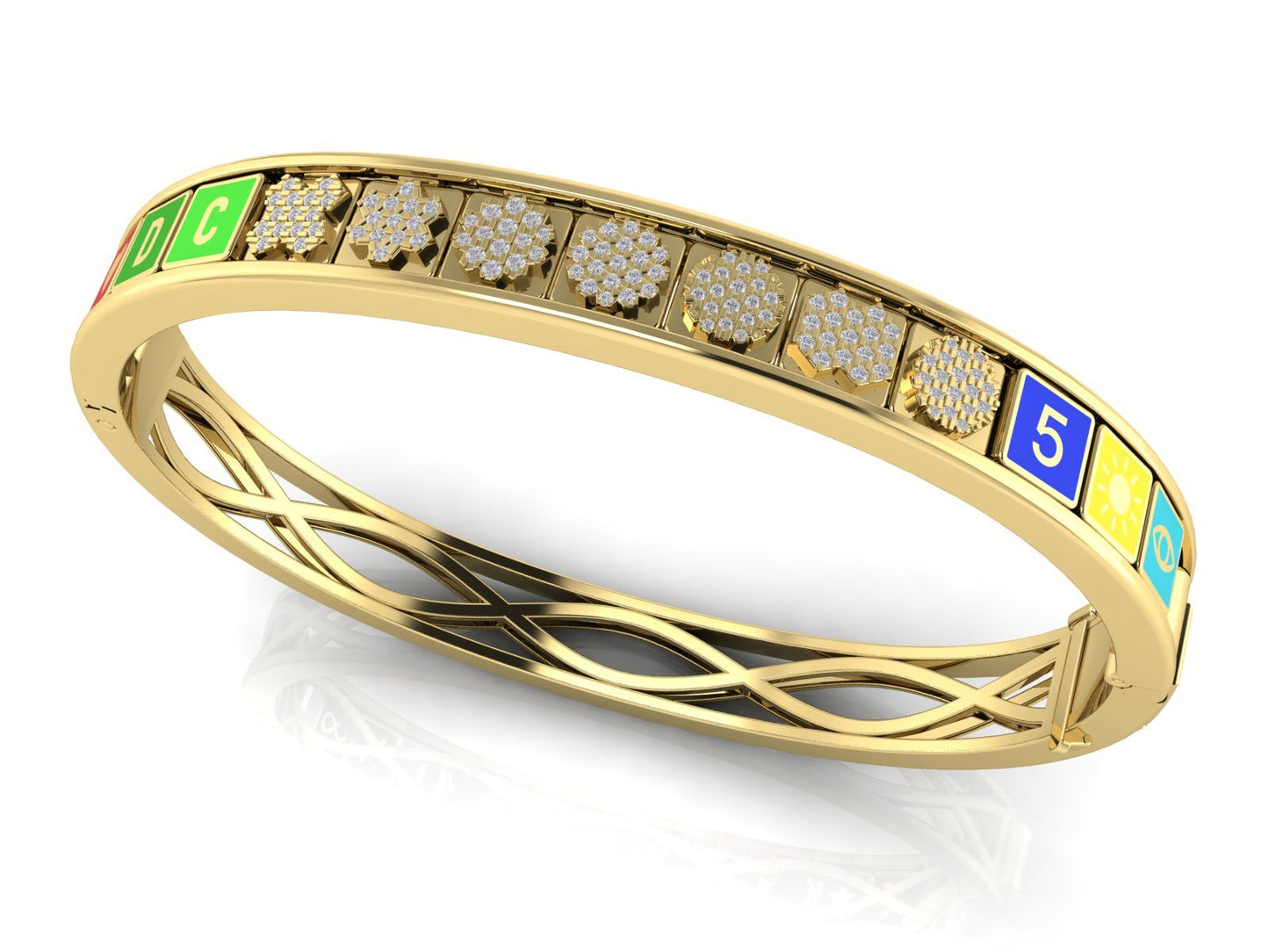 SIGNA Aura Bracelet in 18K Gold | Donydo Aura Collection - DONYDO JEWELRY - AURA COLLECTION; BRACELETS