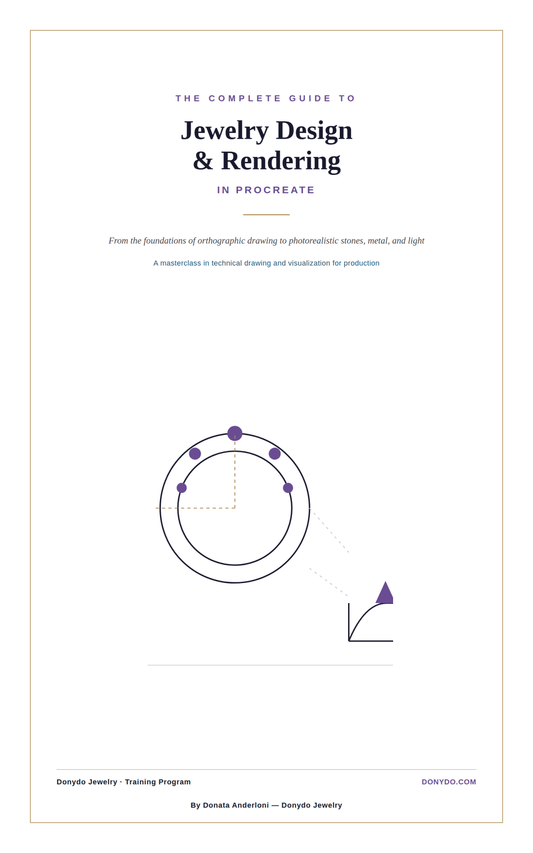 The Complete Guide to Jewelry Design and Rendering in Procreate — eBook (English) - DONYDO JEWELRY-Digital Download